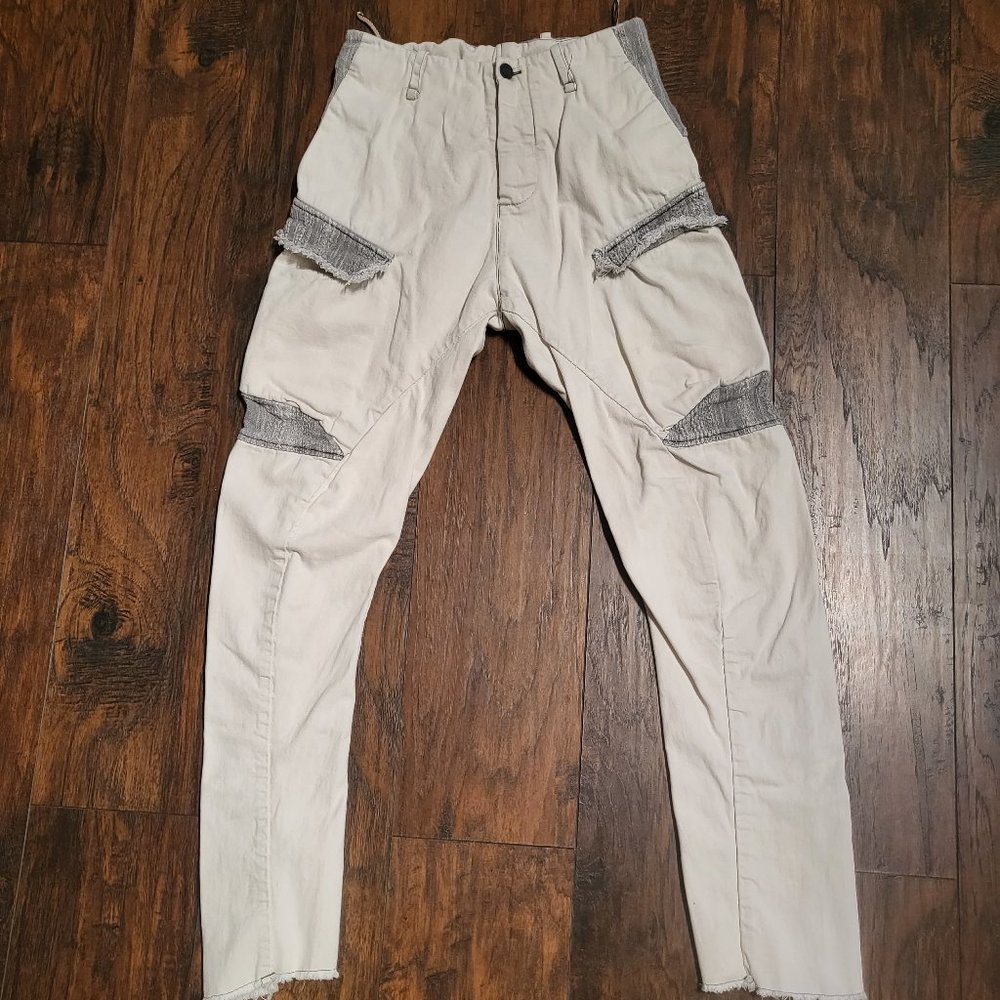 Masnada Mixed Media Slim Cargos